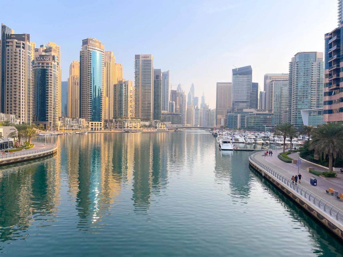 Private Gorgeous Room With Marina View With Shared Kitchen In Shared Apartment دبي المظهر الخارجي الصورة